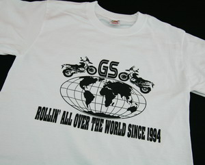 BEEMER GS 20th anniversary -shirt ROLLIN' ALL OVER THE WORLD SINCE 1994